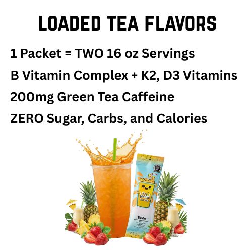 6 Pack of Loaded Tea Packets