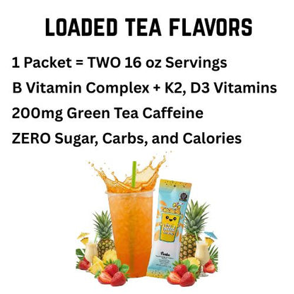 6 Pack of Loaded Tea Packets